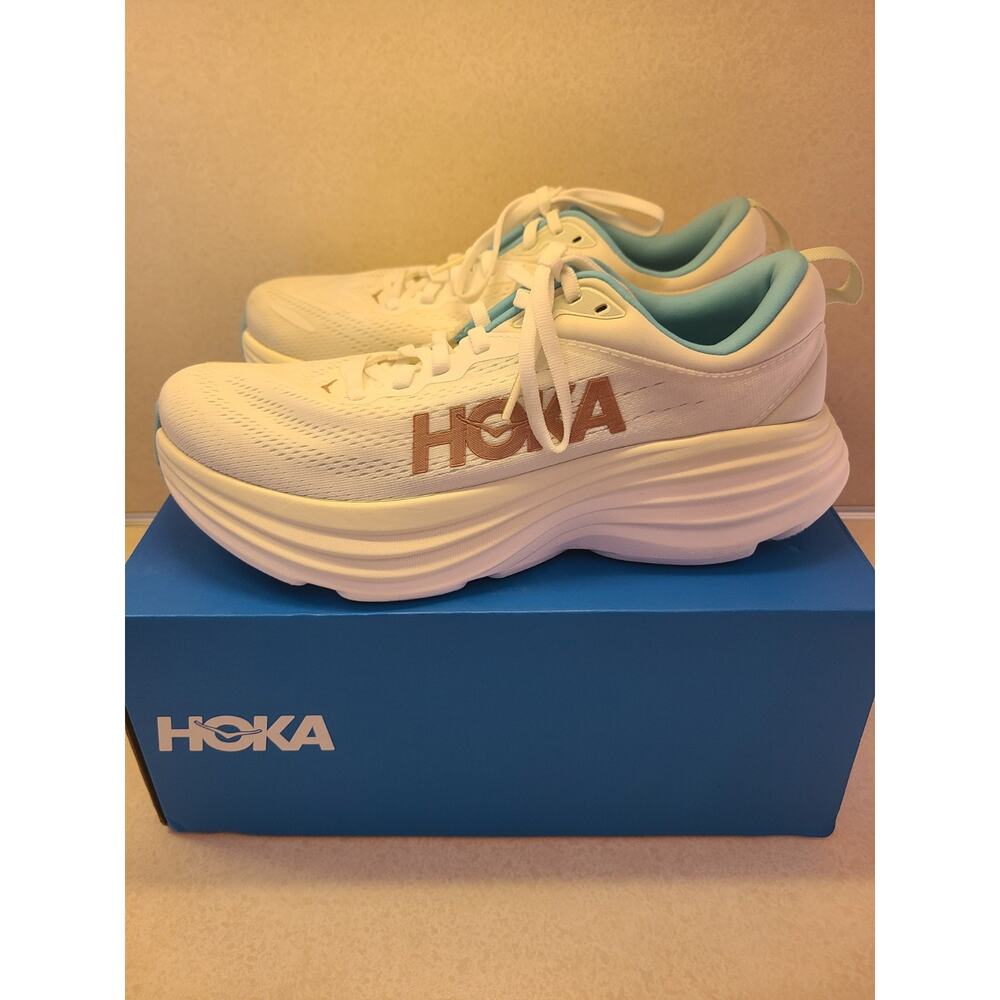 Hoka One Women's Bondi 8 Running Sneaker Shoes, Size 9 B US ONLY WORN TWICE